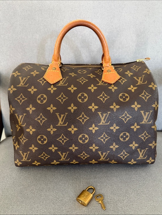 Louis Vuitton Handbags - Louis Vuitton Brown Monogram Speedy 30
